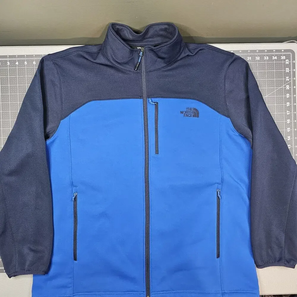 The North Face Momentum Jacket XXL Blue Jersey Athleisure Outdoors Preppy Y2K